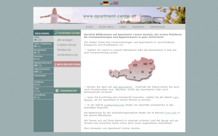 Programmierung der Struktur und der Administrationsoberfläche (CMS); Screenshot zur Freigabe